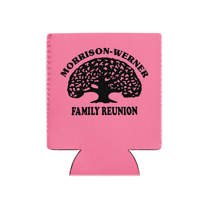 "Morrison-Werner Family Tree" Can Coozie (Pink) product image (1)