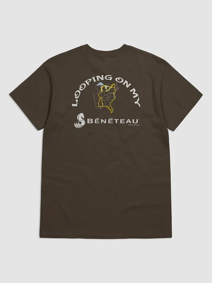 Looping On My Beneteau - T-Shirt - Dark Shirt w/White Logo product image (2)