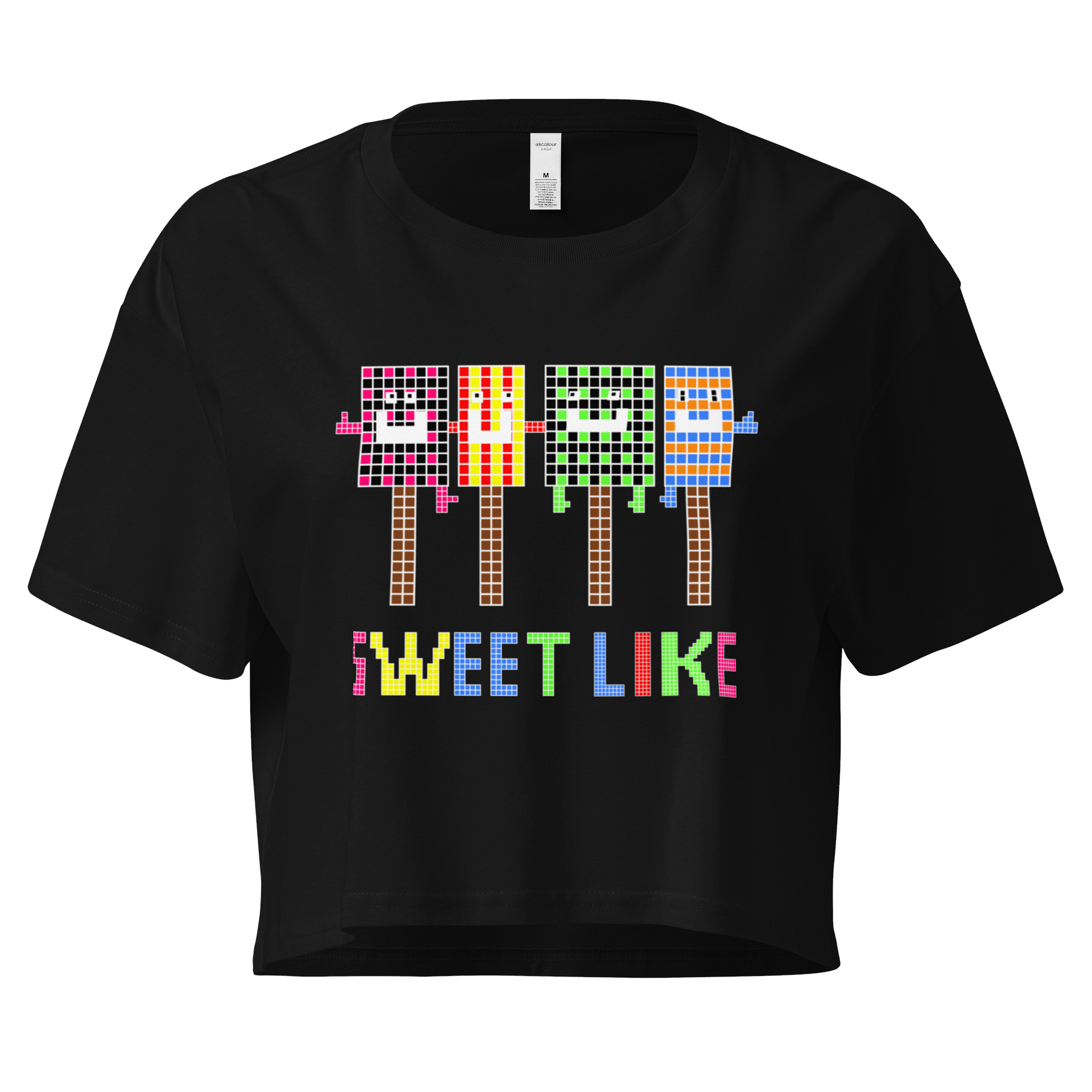 Pixelated Popsicle Party Crop Top product image (1)