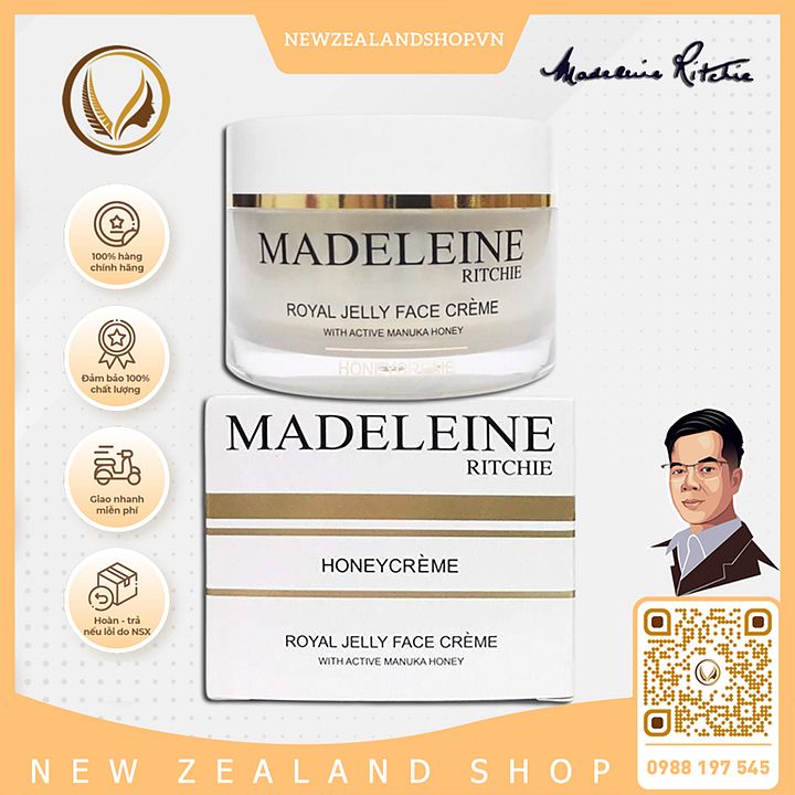 Kem dưỡng sáng da sữa ong chúa Madeleine Ritchie Royal Jelly Face Creme 100ml product image (1)