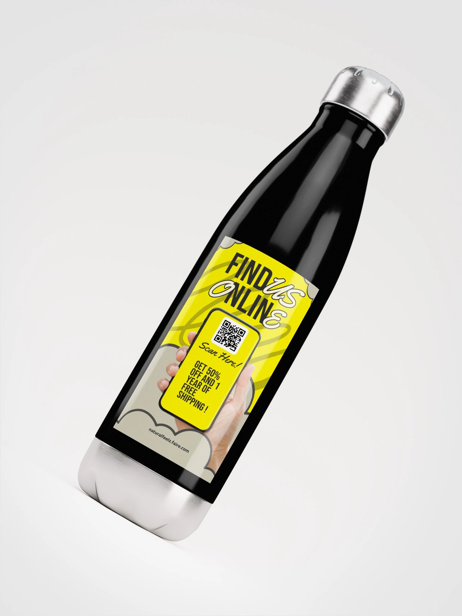 Scan to Sip: 50% OFF Stainless Steel Bottle! product image (4)