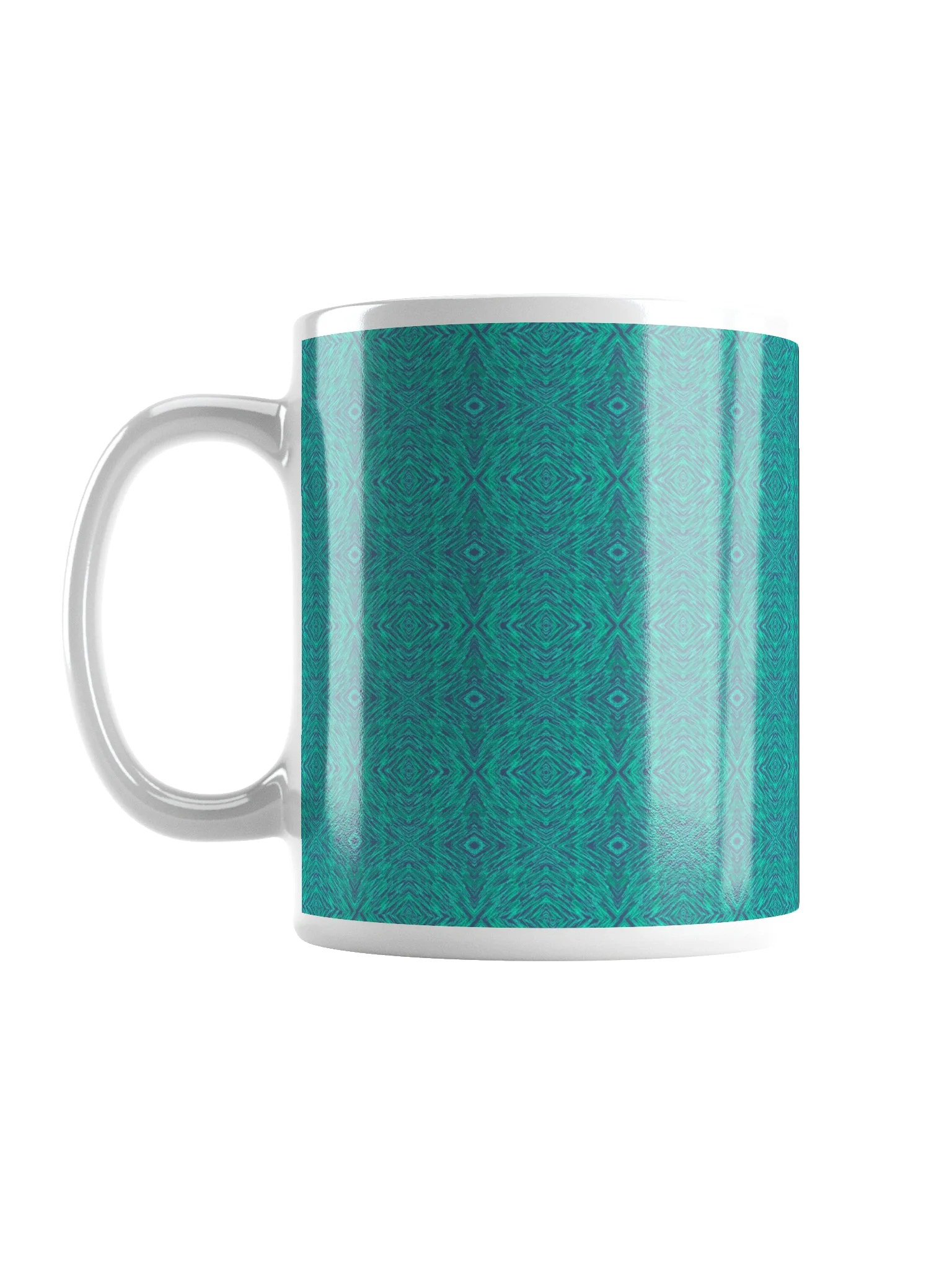 Moss Frost – White Glossy Mug product image (4)