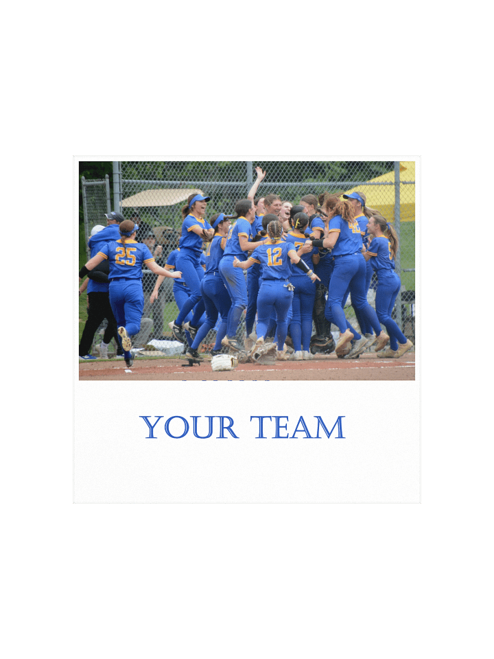 Your team print / poster - example product image (4)