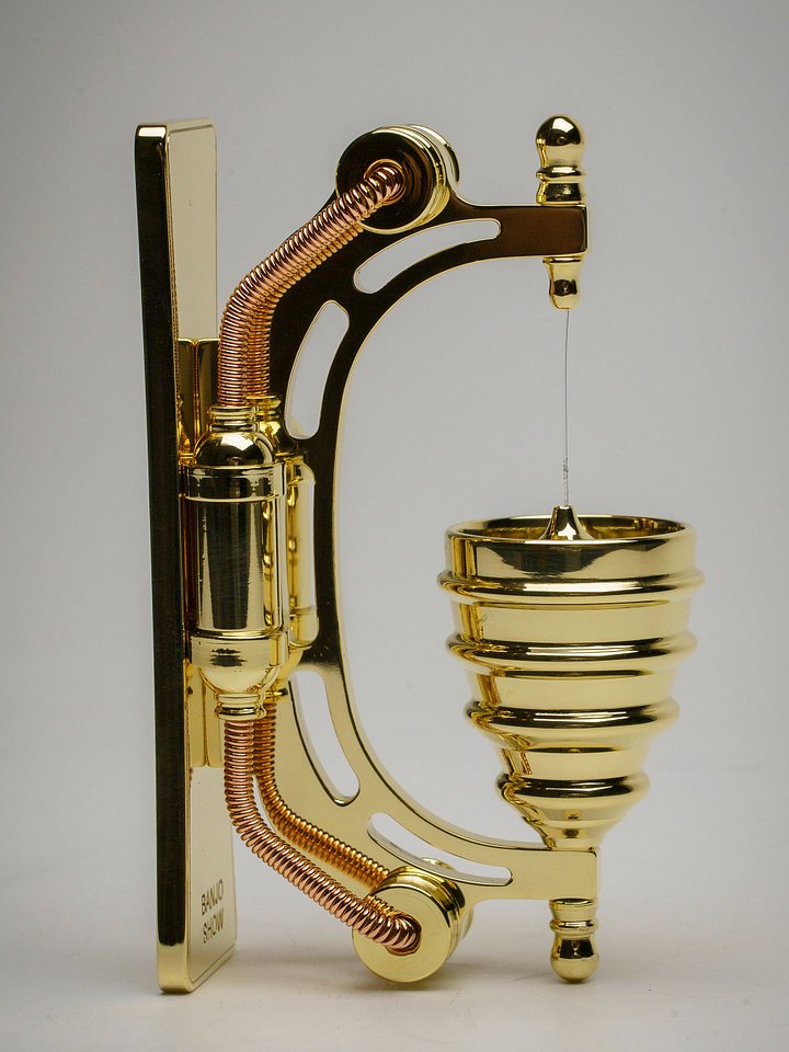 Steampunk Brass Mechanical Doorbell – Polished Door Chime for Unique Home Entrance product image (1)