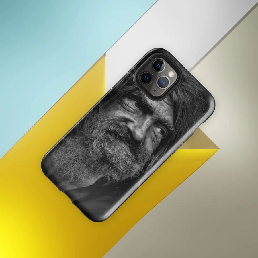 Exclusive Elderly Man Designed Phone Case - Unique Protection for Your Device product image (33)
