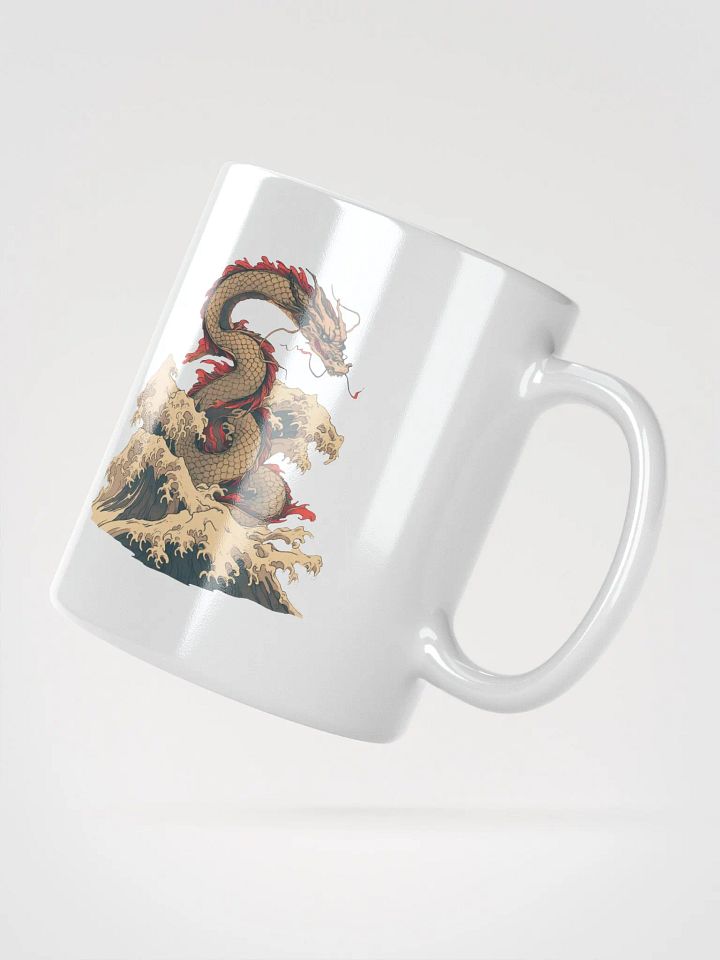 Sea Dragon Monster Vintage Art Ikuchi Mug product image (2)