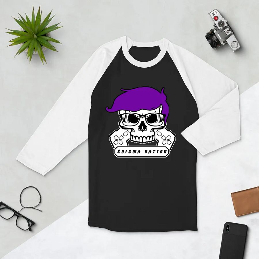 Enigma Nation Tultex Fine Jersey Raglan Tee product image (7)