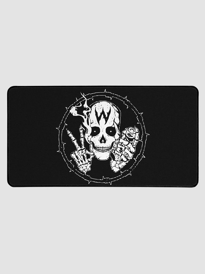 Skull Inhaler Desk Mat - 15.5" x 31.5" product image (1)