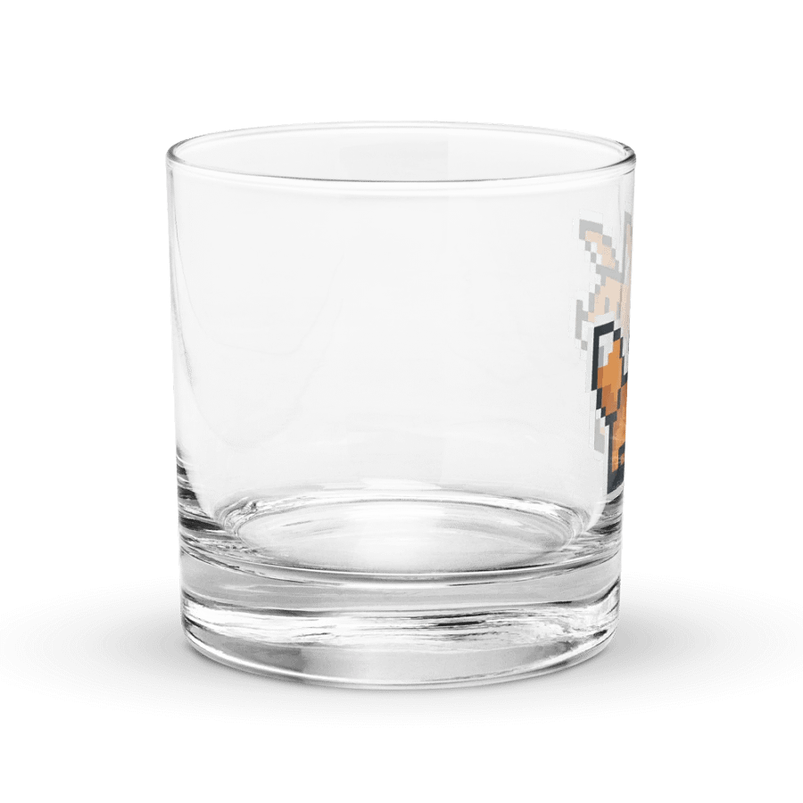 Pixel Fox Rocks Glass product image (3)