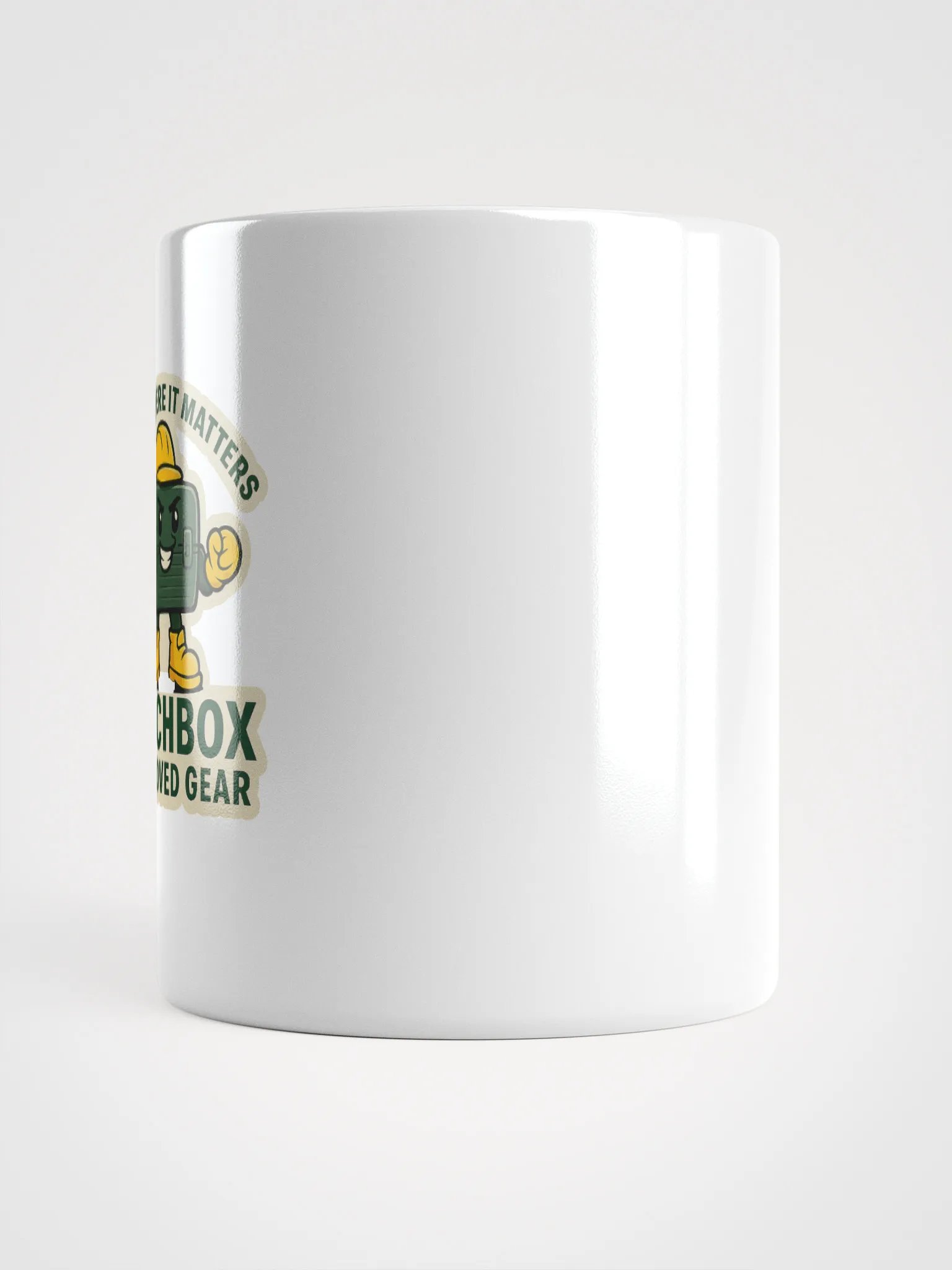 Lunch Box Approved Gear Coffee Cup (White) product image (3)