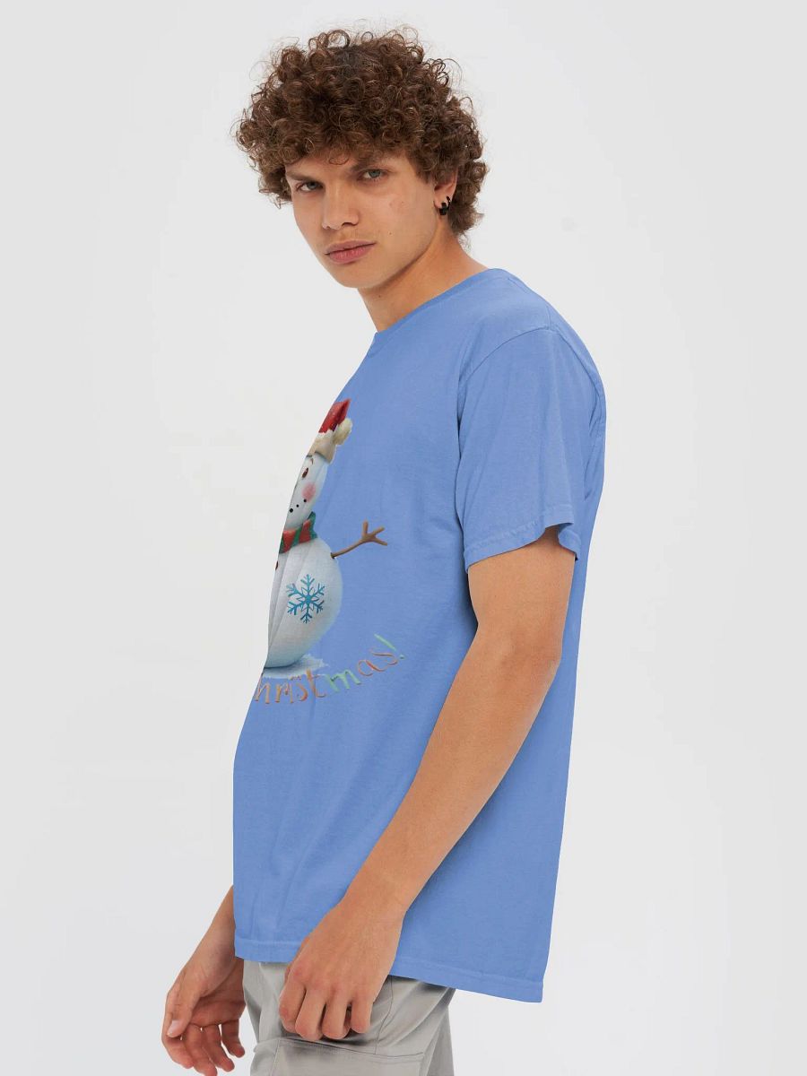 Cheerful Snowman Merry Christmas T-Shirt product image (9)