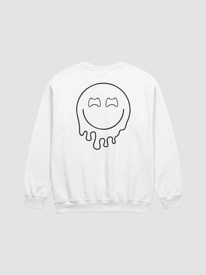 Drip Smiley Controller Face Crewneck (Black) product image (1)