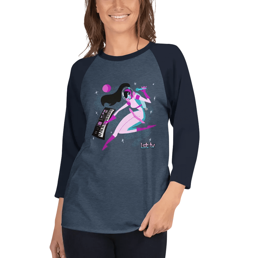 Astro-Synthpop Cutie Raglan Long Sleeve T product image (3)