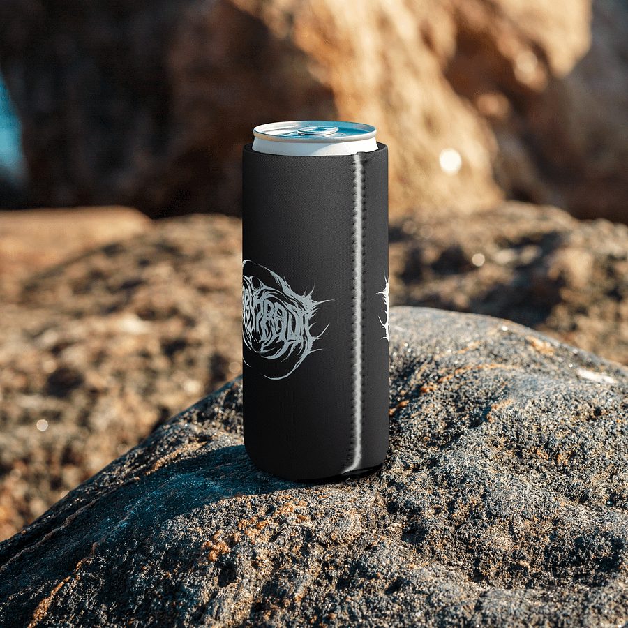 Metal Logo Koozie - White Print product image (16)