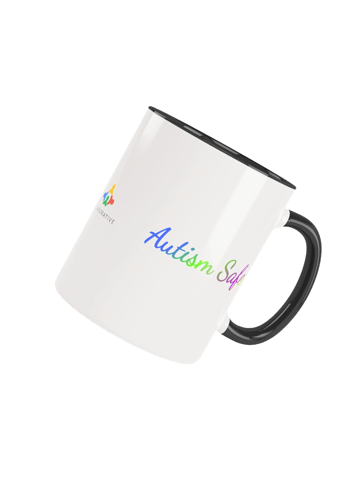 Autism Safe Rainbow Heart Ceramic Mug product image (50)