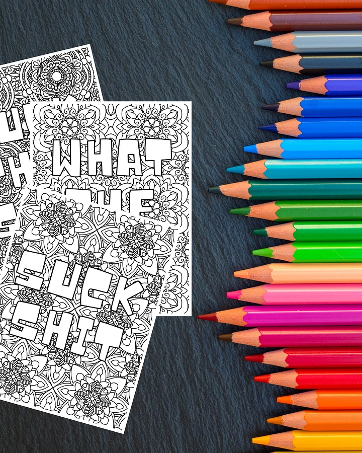 More Swear Word Coloring Pages product image (2)