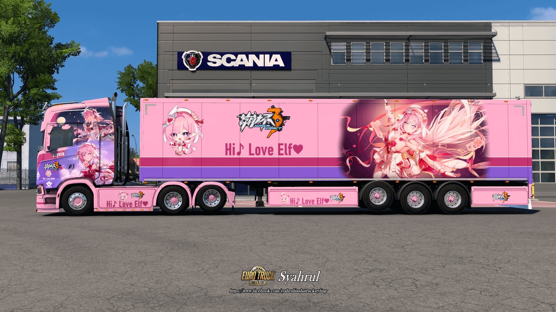 [ETS2] Elysia (Hi Love Elf) - Honkai Impact 3 [Combo Skin] product image (4)