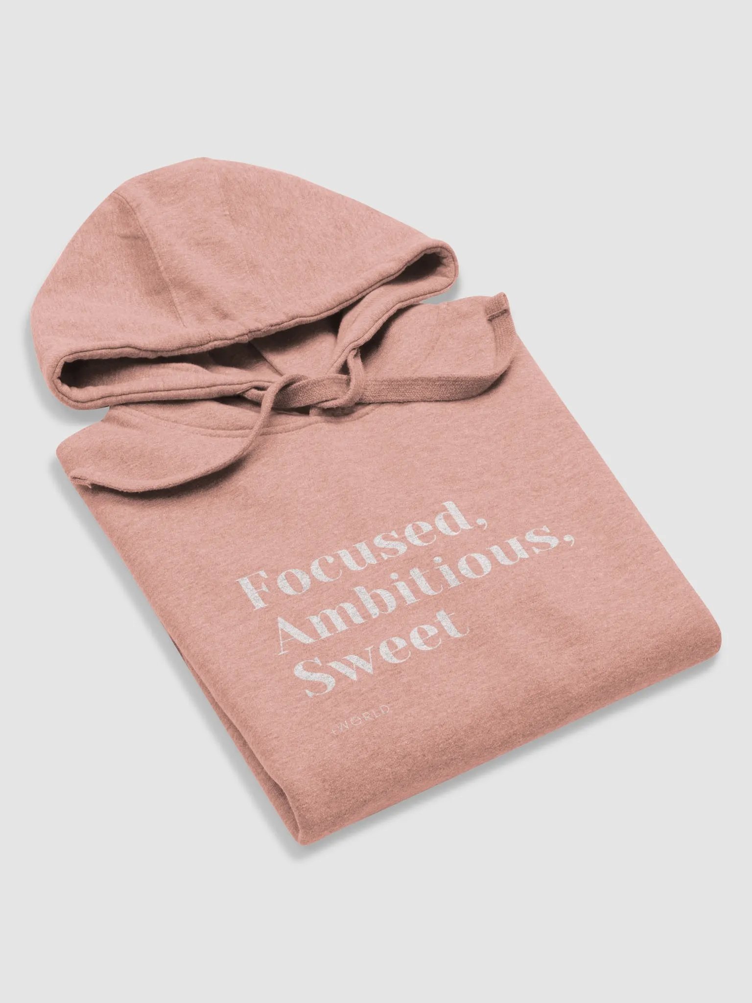 Focused, Ambitious, Sweet unisex Positive World Hoodie product image (17)