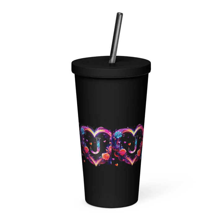 Valentine’s Monogram Letter J(1) Tumbler product image (2)