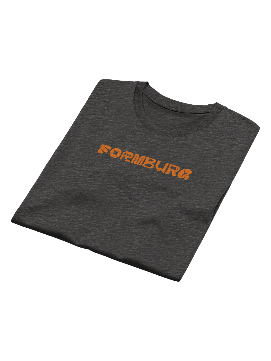 T-Shirt dunkel – "Formburg" Schriftzug – Druck Akzentfarbe product image (4)