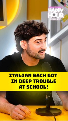 Teachers definitely weren’t a fan of his antics! 😂 #happyhour #happyhourpodcast #comedy #reels #clips
