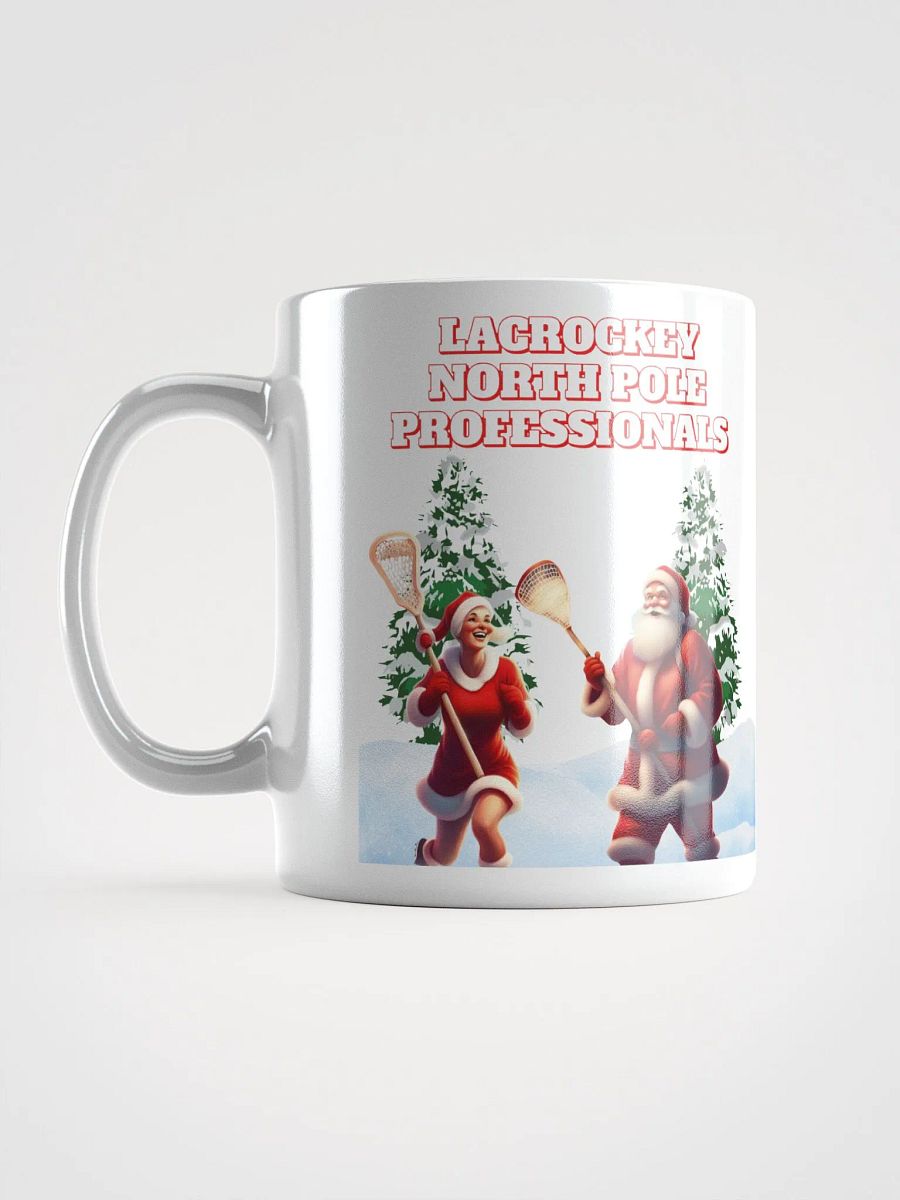 North Pole Lacrockey - Mr and Mrs Claus White Mug product image (18)
