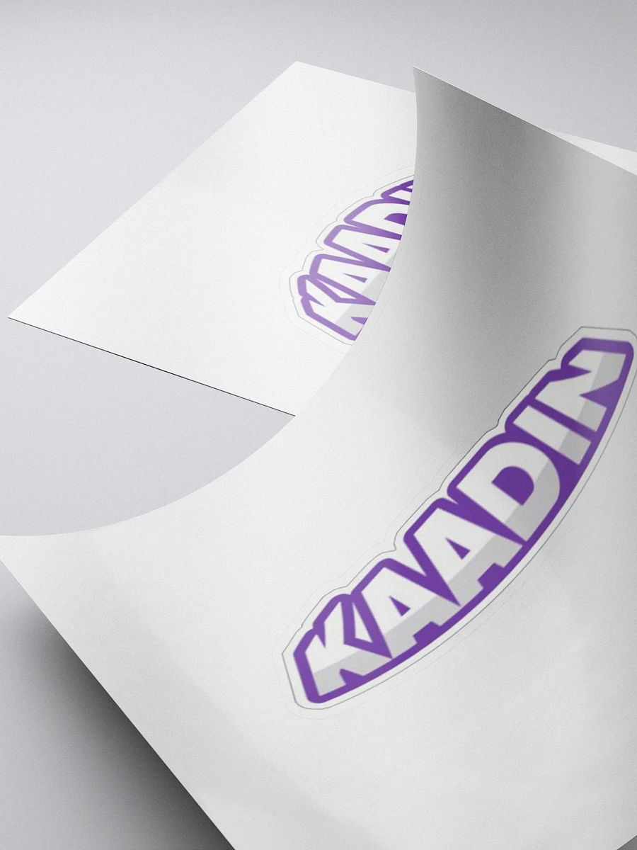 Kaadin - Purple and White Sticker product image (4)