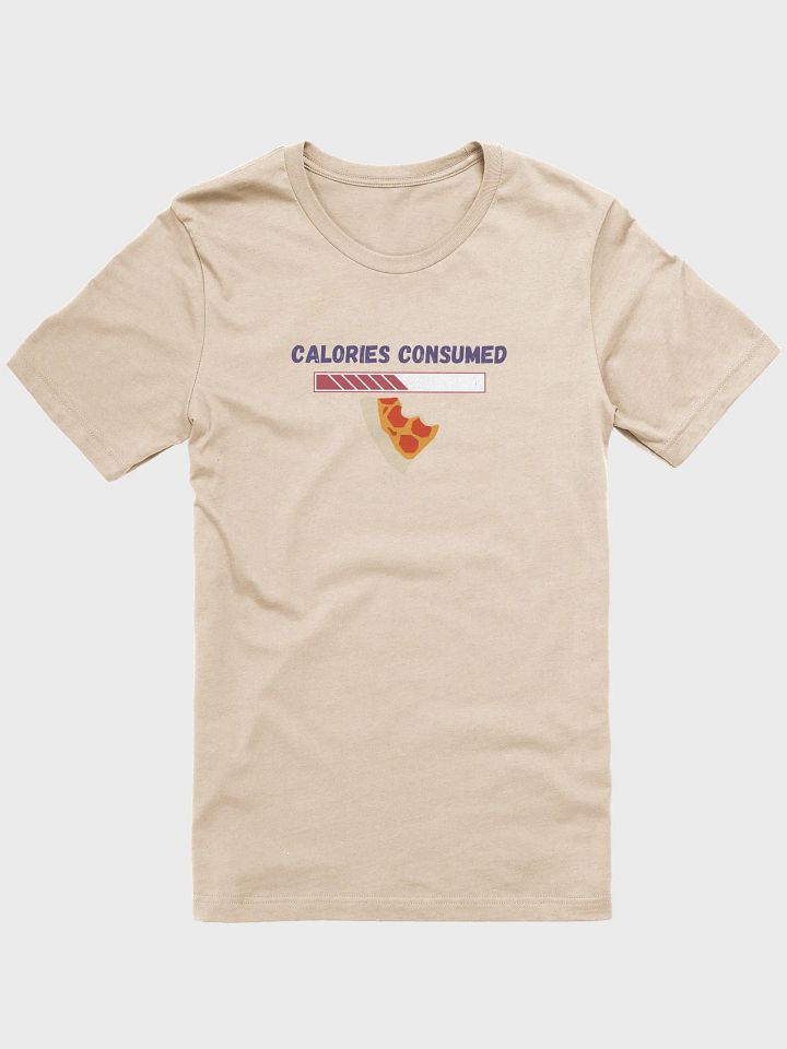 Calories Consumed: Loading… — Pizza Progress Bar T-Shirt product image (1)