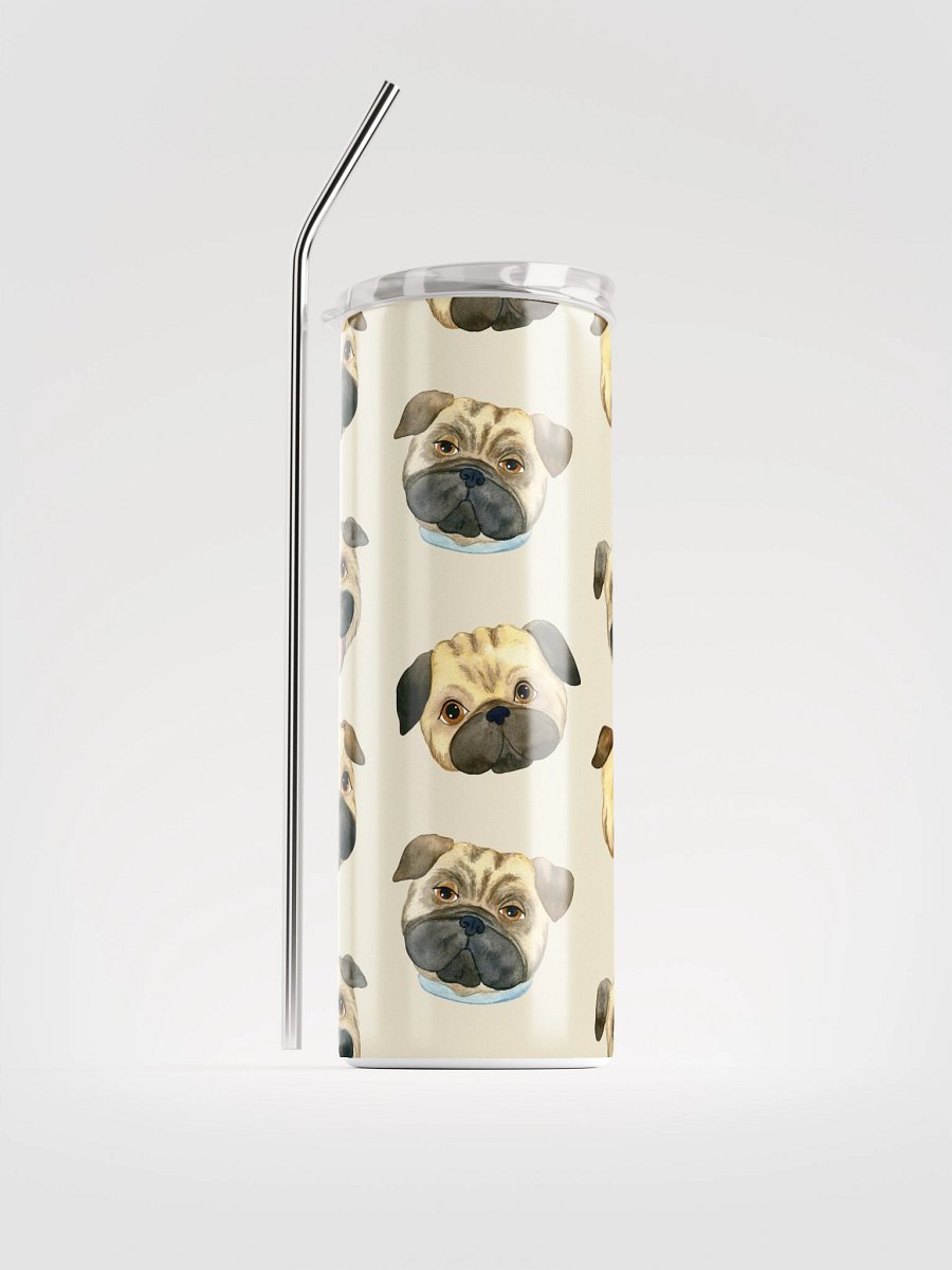 Pawsitively Pug-tastic Stainless Steel Tumbler product image (1)