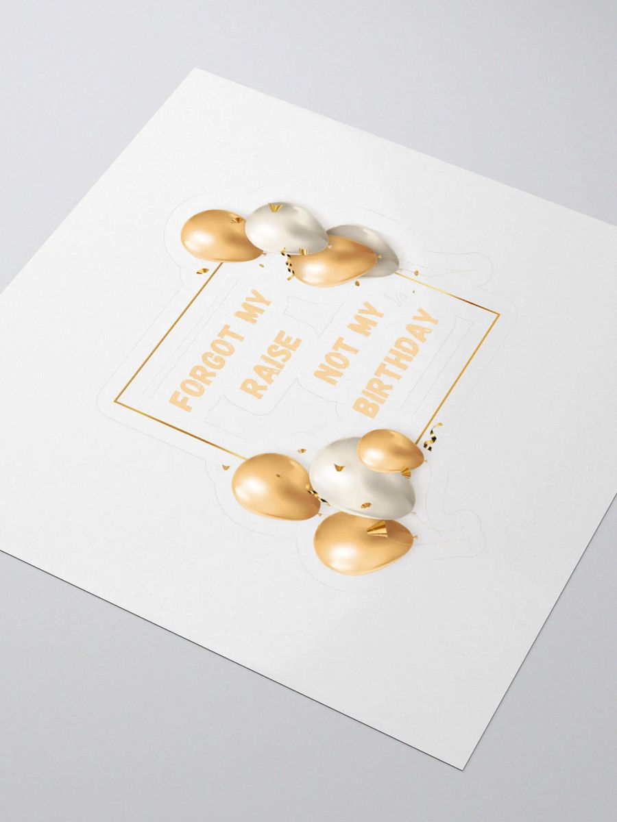 Forgot my Raise, Not my Birthday Sticker product image (3)