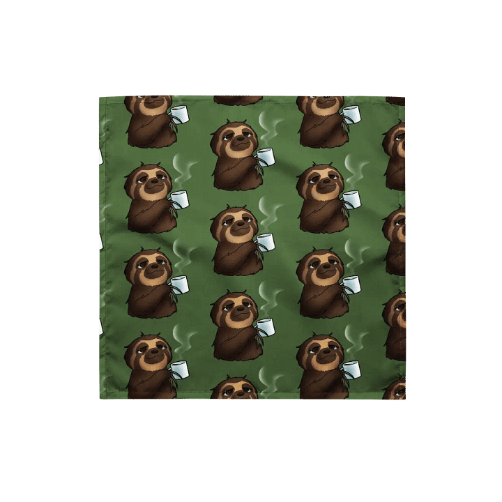 Sloth Serenity All-Over Bandana product image (1)