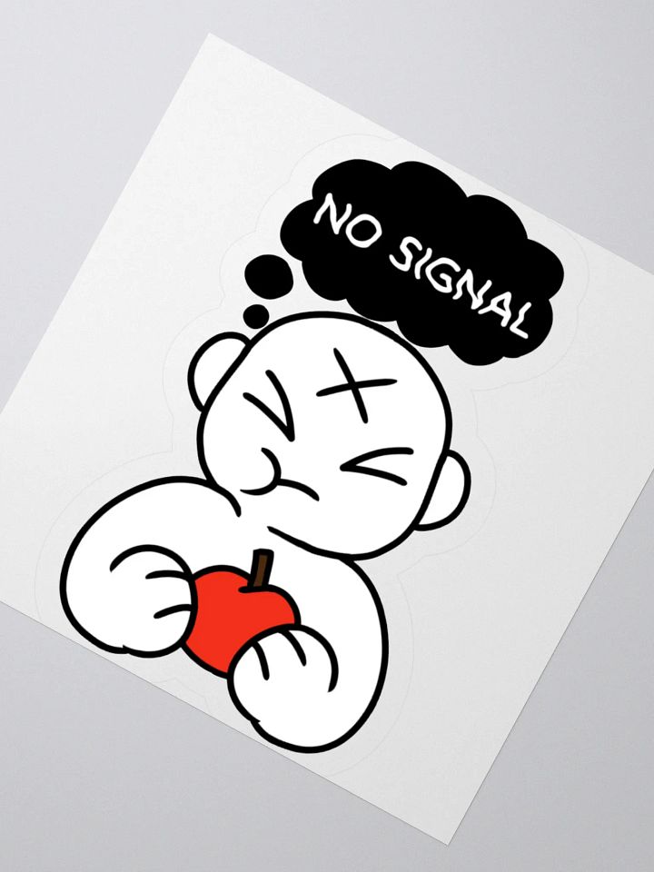 Aphantasia no signal sticker product image (4)