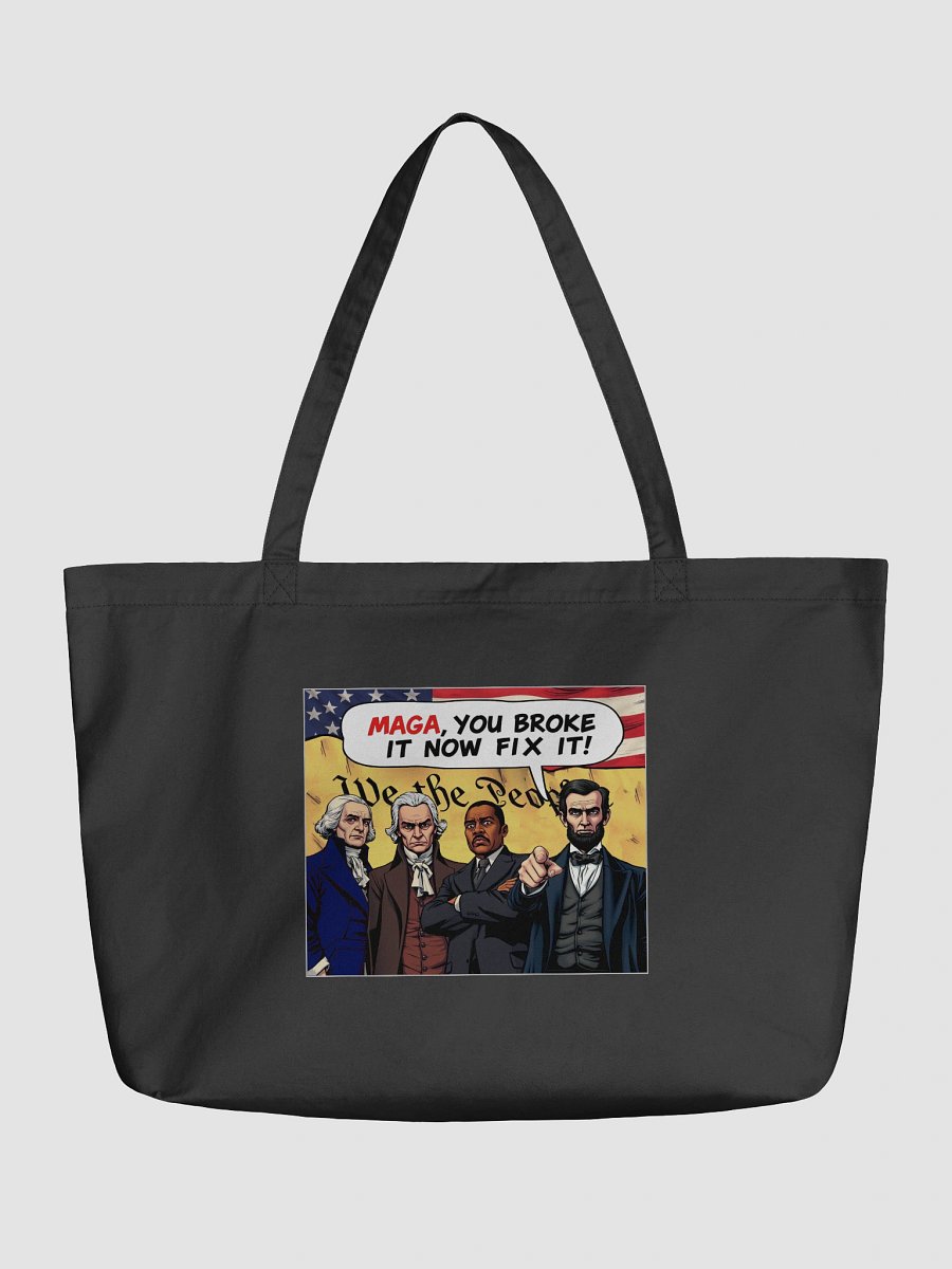 MAGA You Broke It Now Fix It! Eco Friendly Tote Bag product image (1)