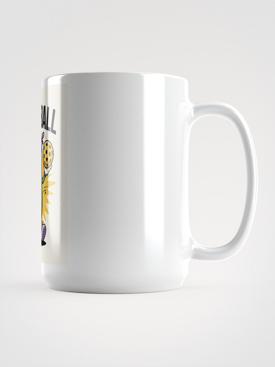 "Pickleball Power" Funny Cartoon Pickle Mug product image (1)