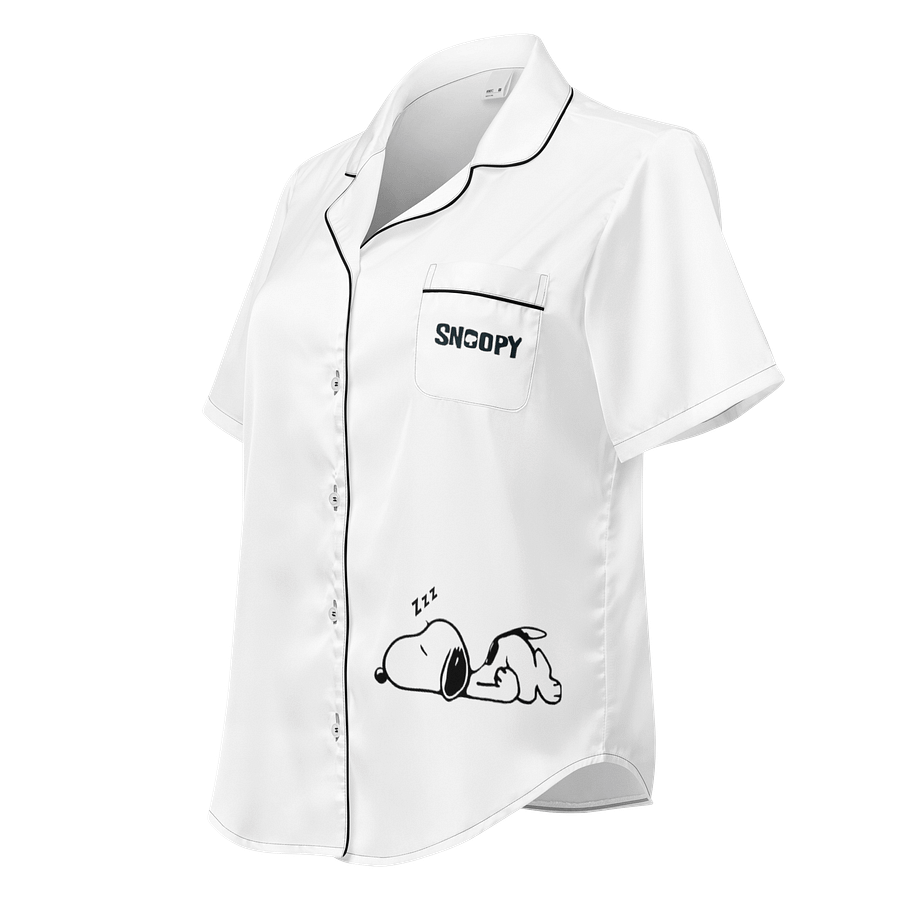 Sleepy Snoopy Satin Pajama Top product image (1)