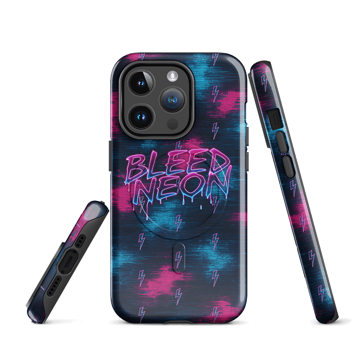 Bleed Neon iPhone Case product image (3)