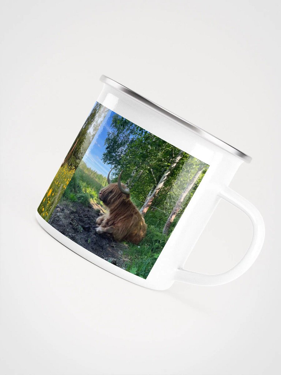 Rustic Highland Cattle Enamel Mug Set product image (5)