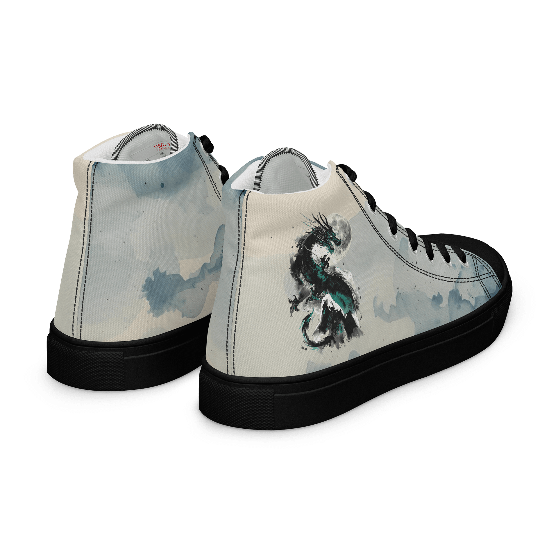 Moonlit Dragon Men's High Tops product image (8)