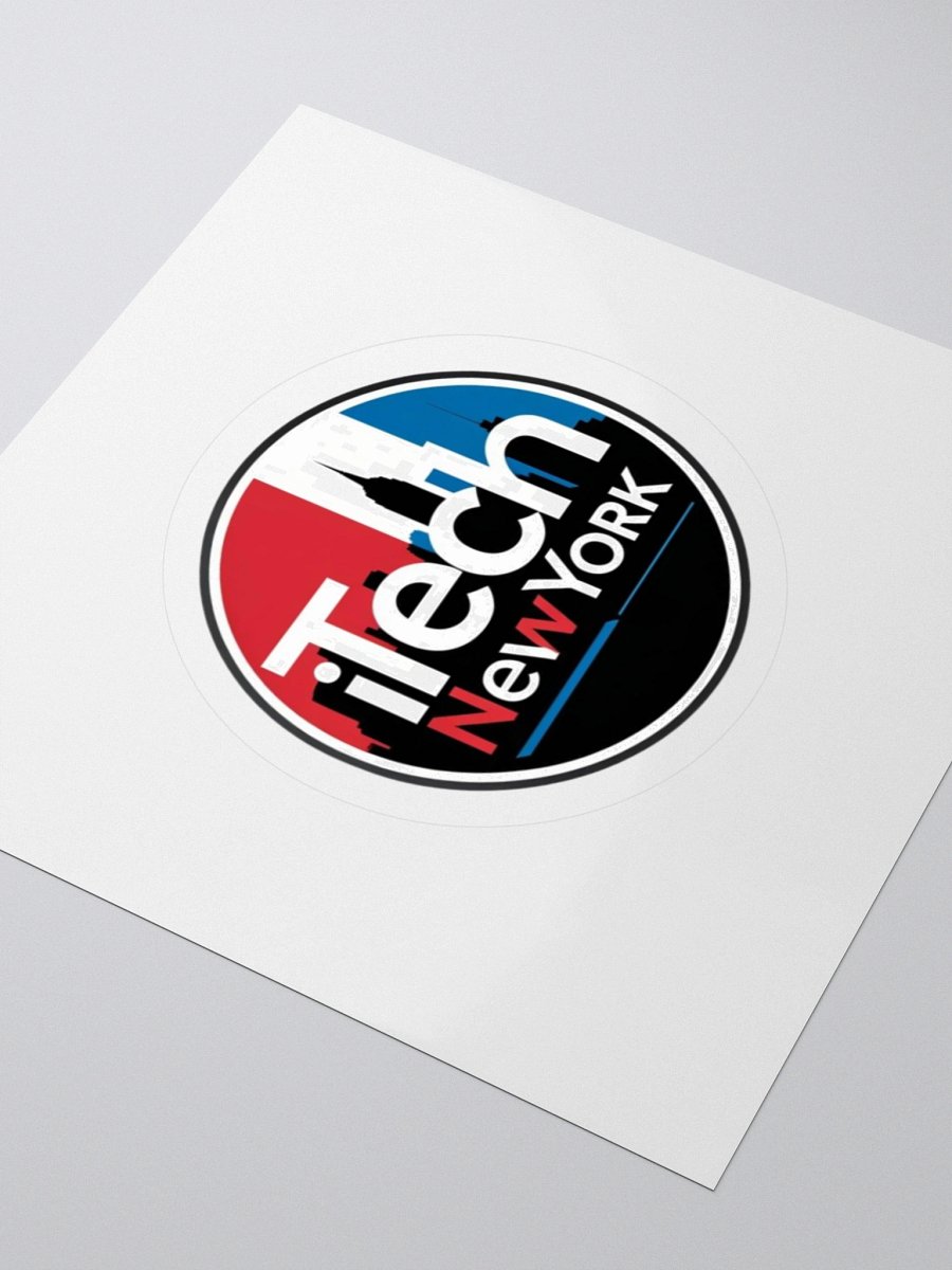 iTechNewYork Logo Kiss Cut Stickers product image (7)