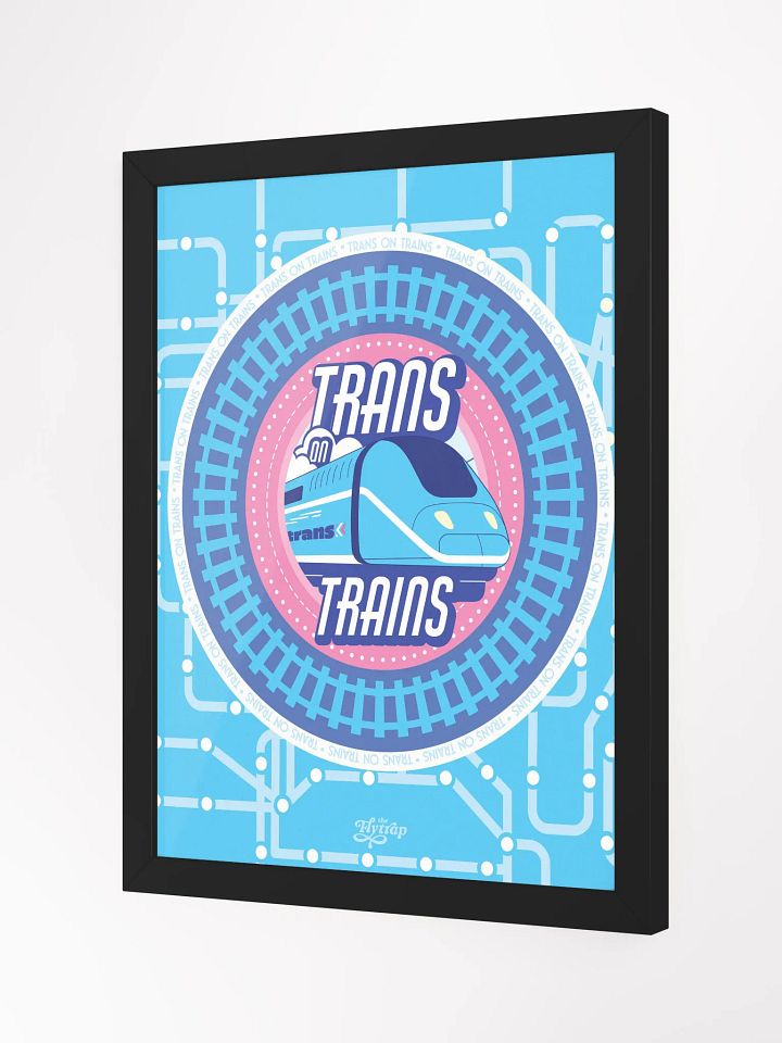 Trans on Trains 12x16 framed poster product image (4)