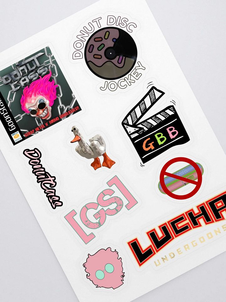 DonutCass Sticker Sheet product image (1)