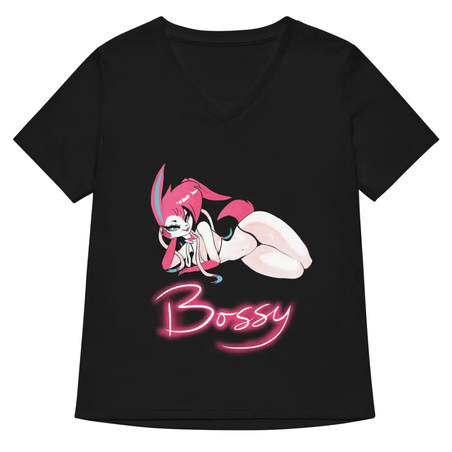 SylvyBoss V neck Tee Black product image (5)