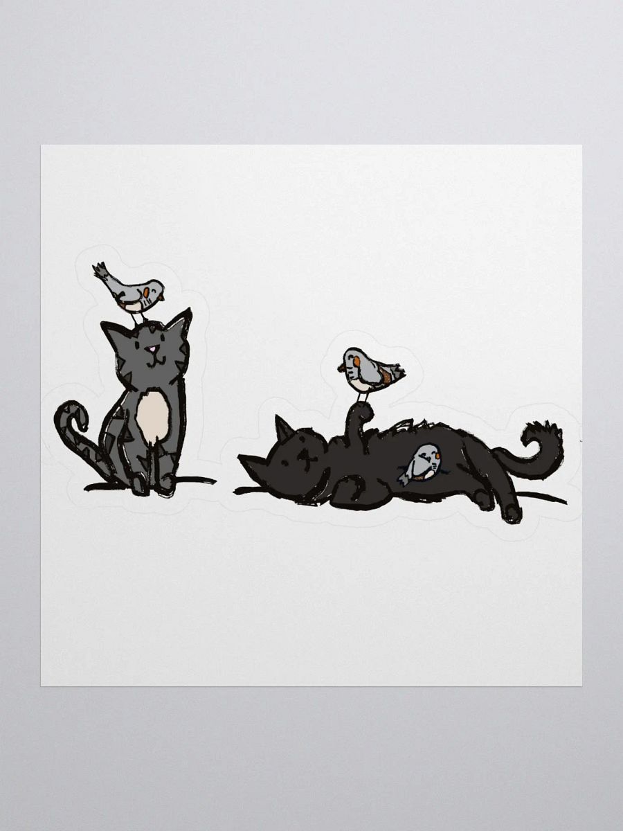 Birb Friends // Kiss Cut Sticker product image (1)