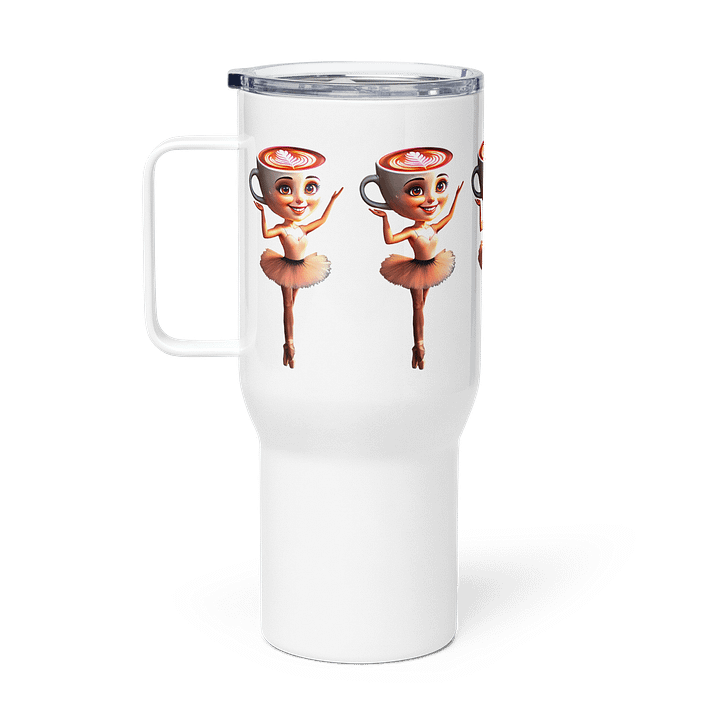 Ballerina Cappucina – Elegant Coffee Dancer Art Travel Mug product image (1)