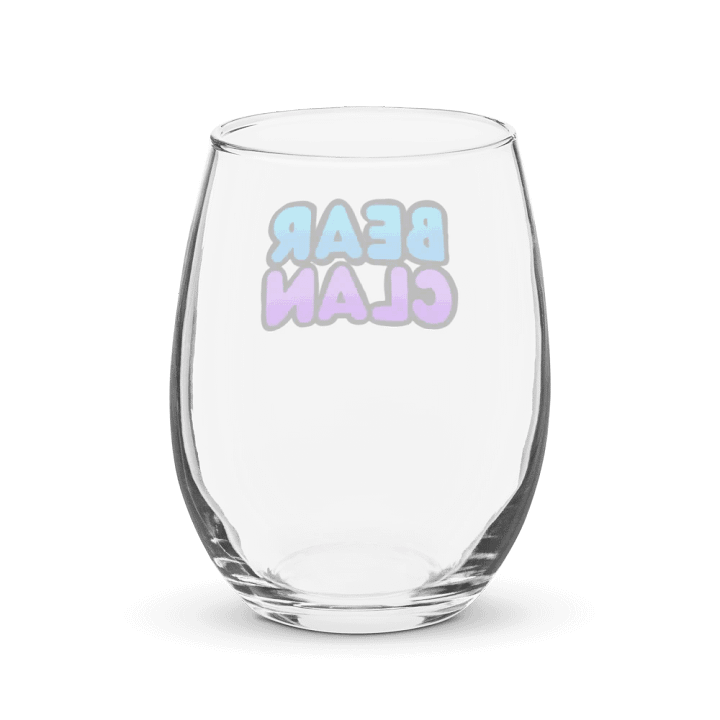 Bear Clan Stemless Wine Glass product image (2)