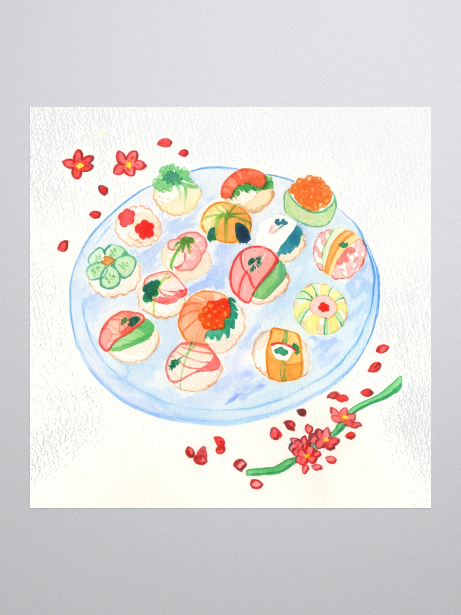Cherry Sushi Sticker product image (1)