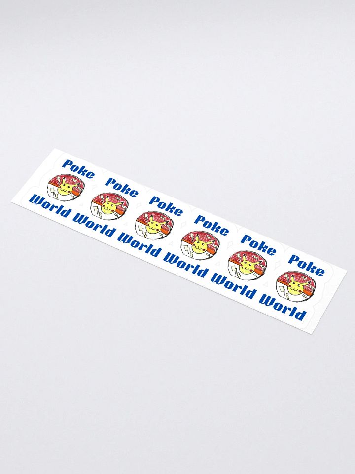 Poke World Kiss Cut Stickers (Set of 6) product image (1)