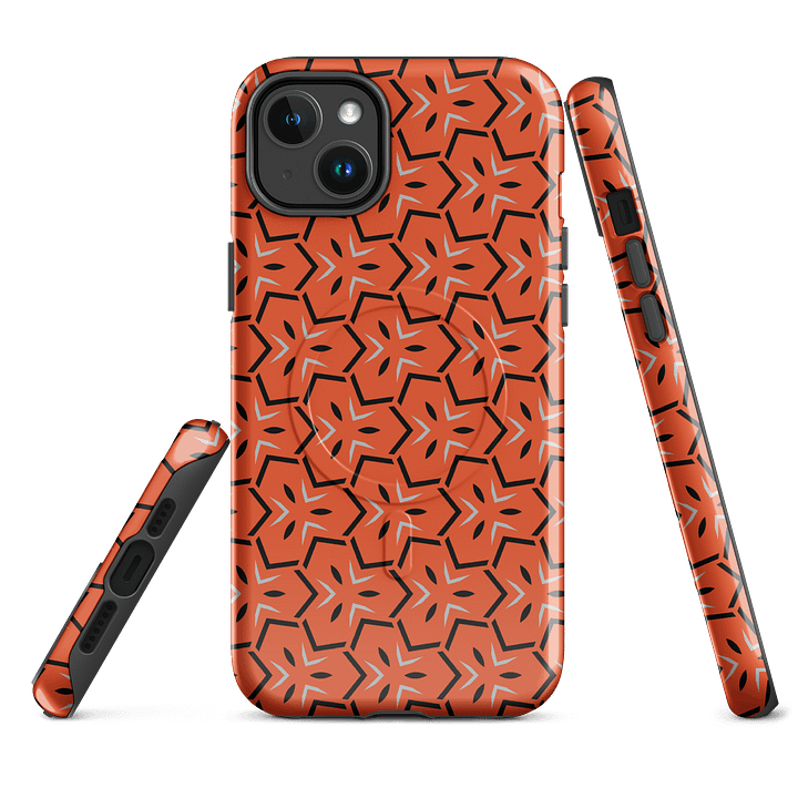Onyx & Ember Geometric Pattern Magsafe Tough Case for iPhone product image (1)