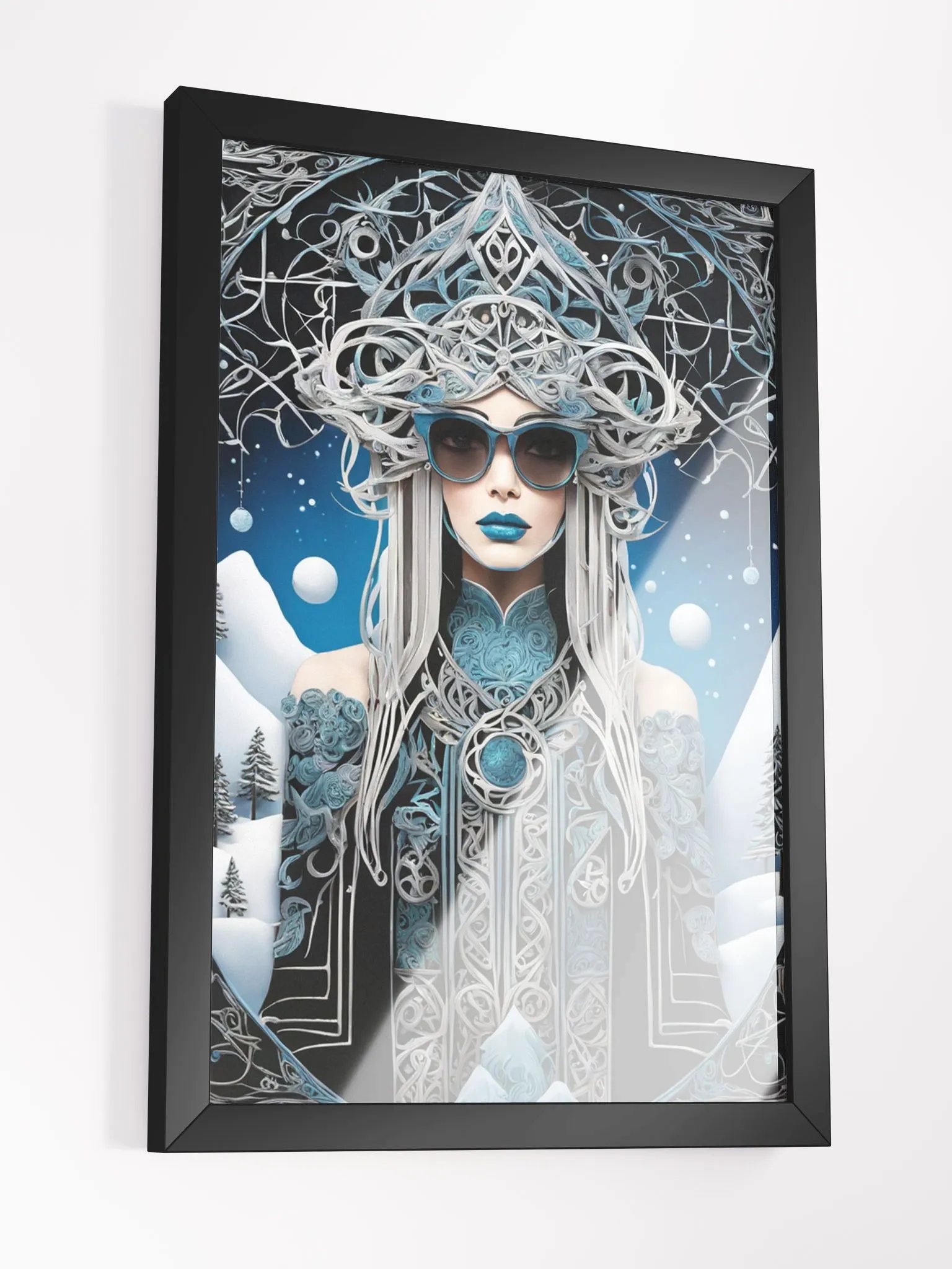 Winter Wiccan 08 - Framed Matte Poster product image (3)
