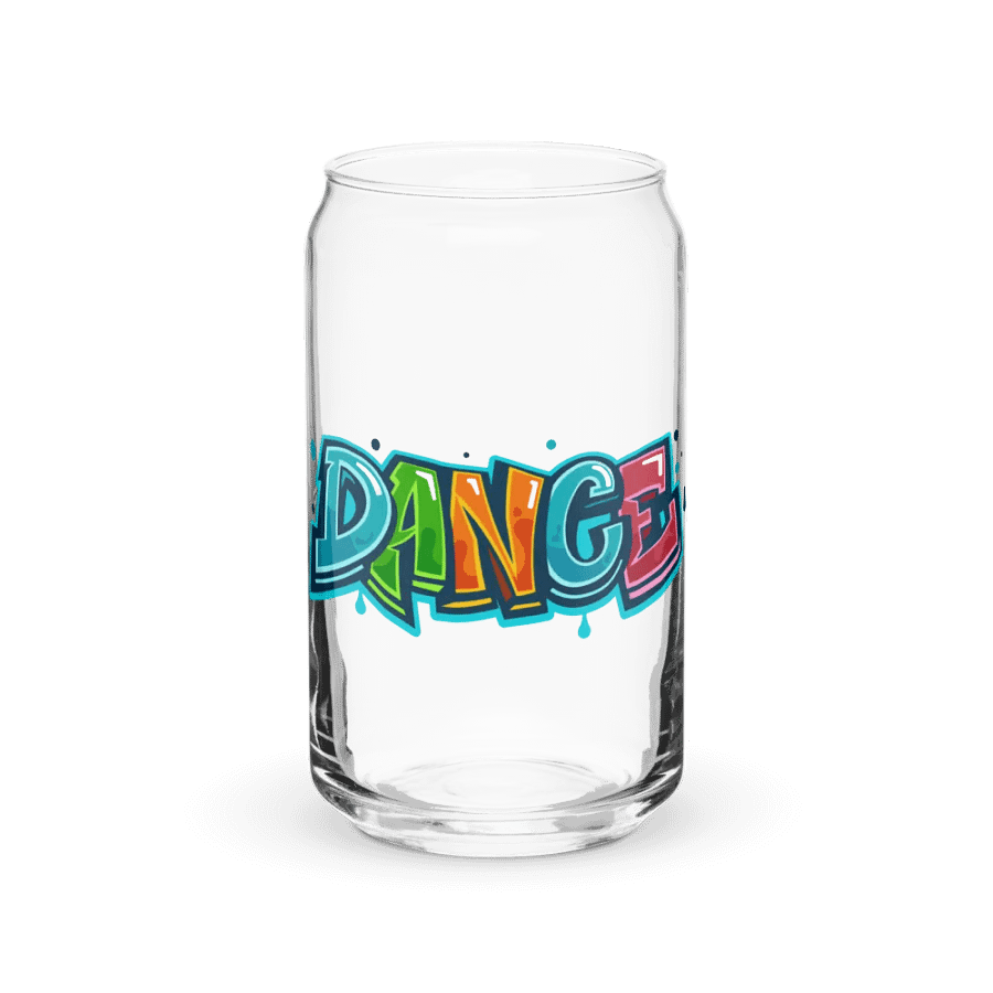 Graffiti Dance Can-Shaped Glass product image (2)